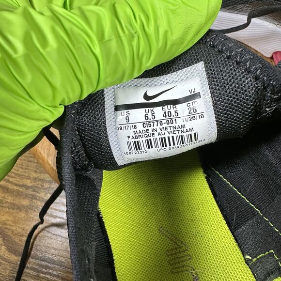 Nike Air Max 270 Cyber Punk Shoes Womens Size 9 Running CI5770-001 - Picture 8 of 8